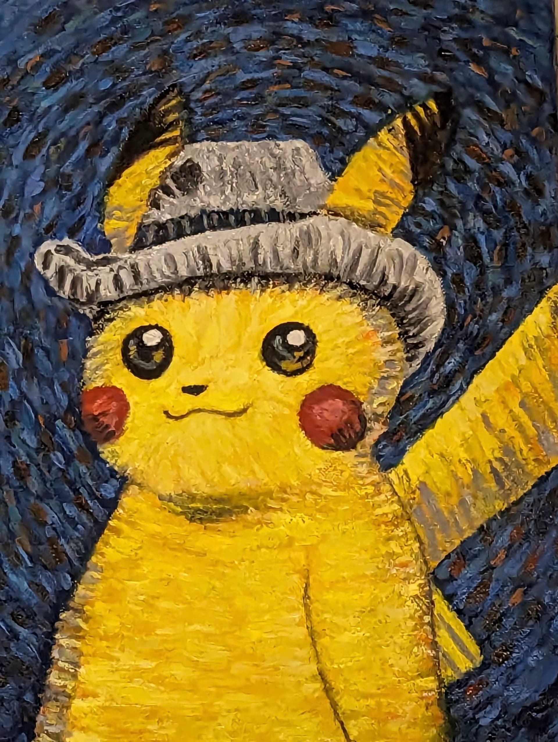 Pikachu van Gogh